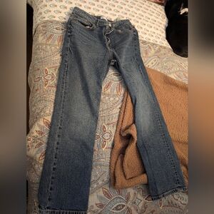 Zara Straight Leg Blue Jeans